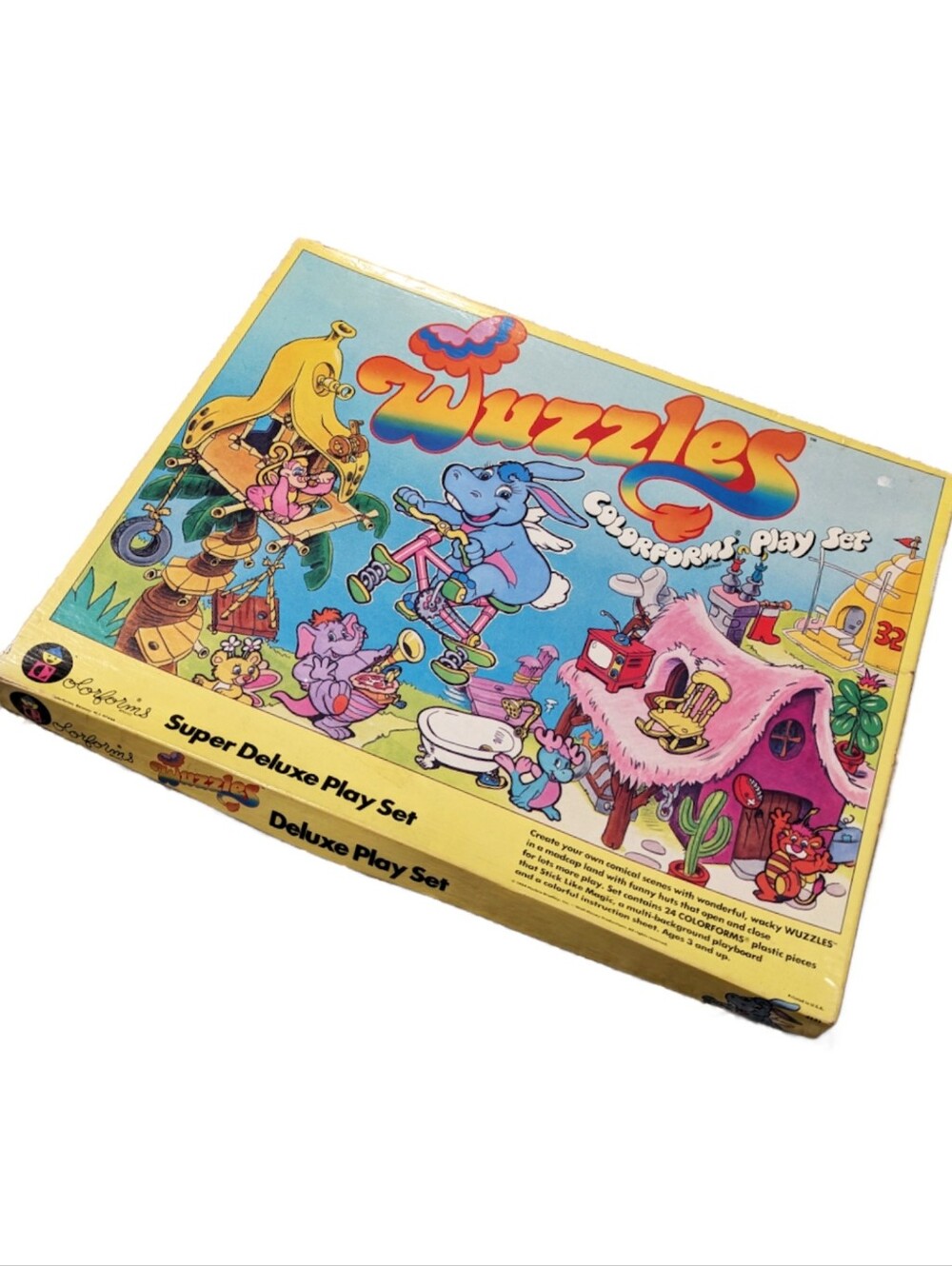 Wuzzles Colorforms Vintage Toy Hasbro Disney Vinyl Playset